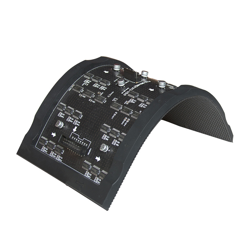 Modulo flessibile curvo Schermo Led dalle forme morbide e creative